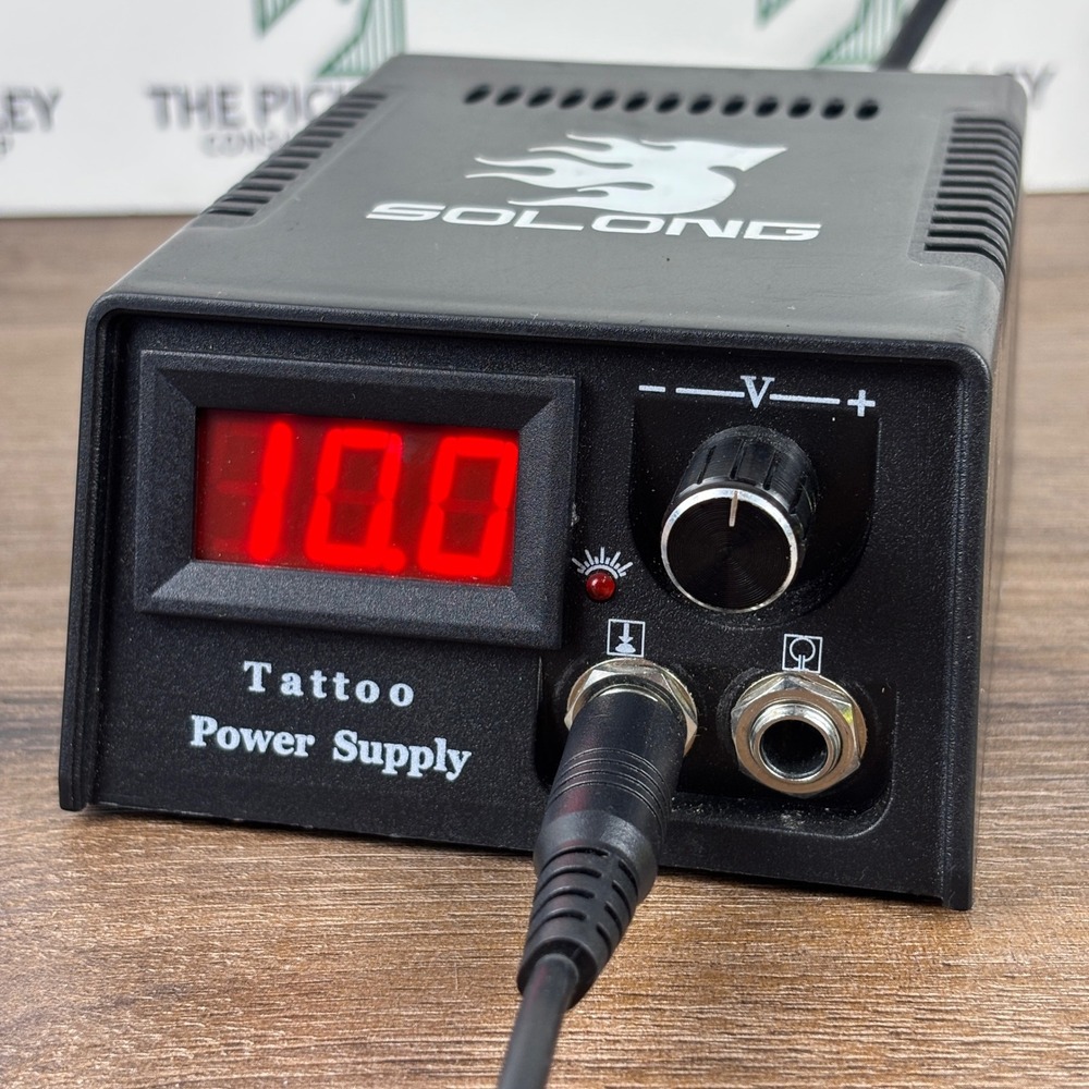Solong Tattoo Power Supply P142-2 Digital‎ Display with Foot Pedal
